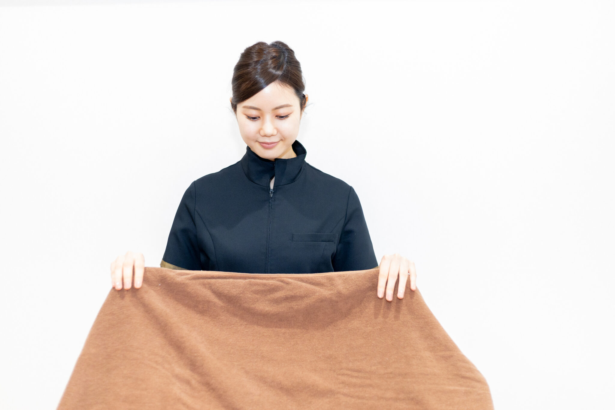 独自のタオルワーク